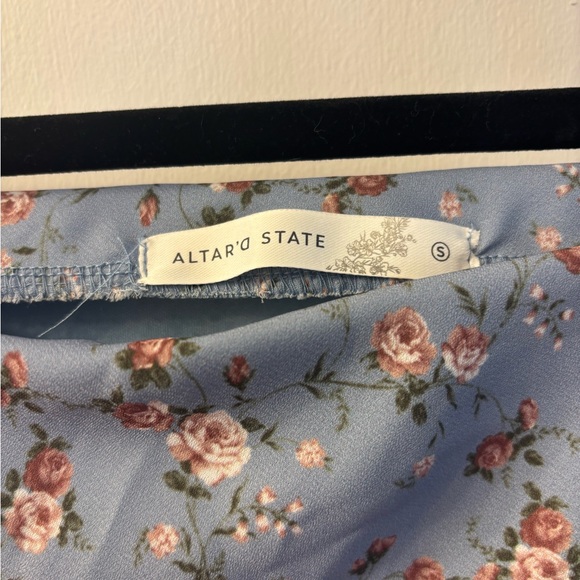 Altar'd State Blue Floral Maxi Skirt - Picture 3 of 3
